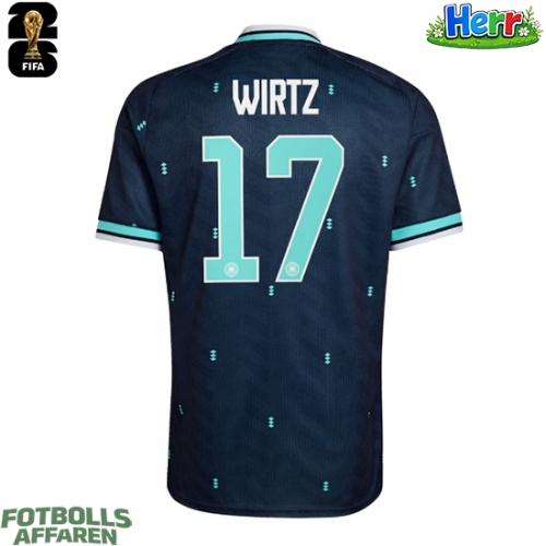 Tyskland Florian Wirtz #17 Bortatröja VM 2026 Kortärmad